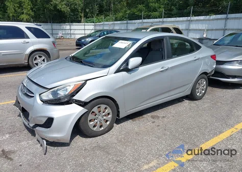 2015 Hyundai Accent Gls из США, поврежденный, VIN KMHCT4AE3FU872949